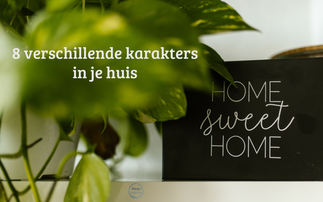 De 8 verschillende karakters of paleizen van een huis. 