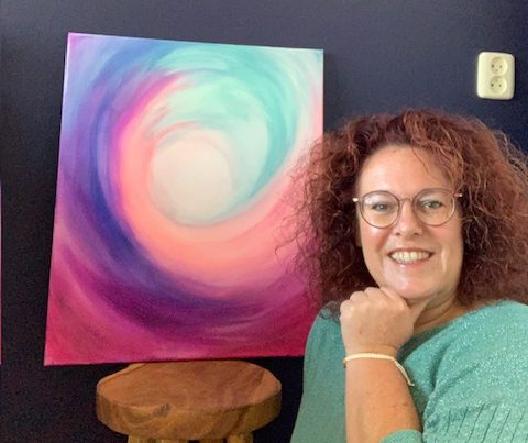 In mijn eigen kracht foto Schilderij "in mijn eigen kracht"