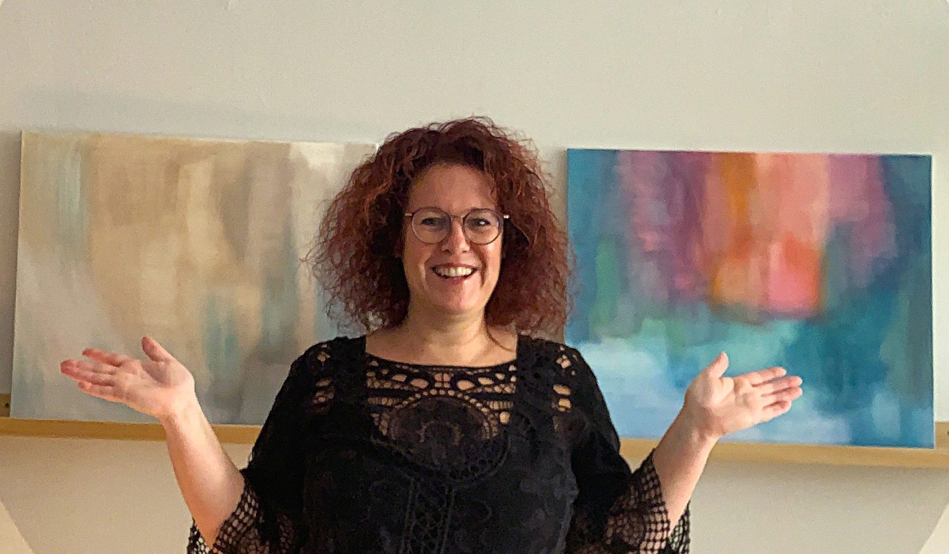 kleuren in je schilderij laten zien hoe jouw energie is