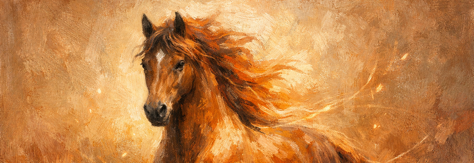 Het vurige symbool van het jaar 2026 Een vurig symbool van het jaar van 2026 van het yang vuur paard