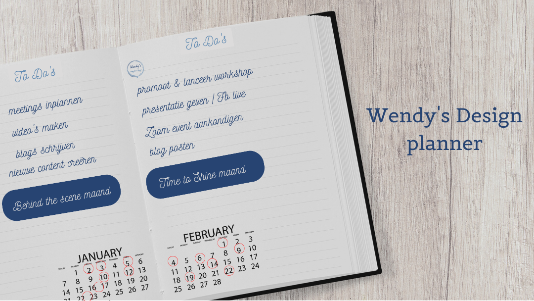 Wendy's Design planner